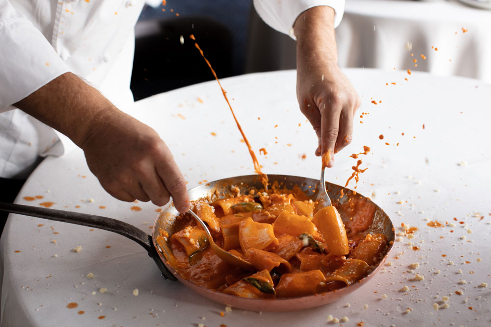 Vittorio style Parcheri pasta